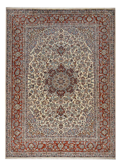 Kashan Teppe 259x356cm - Persisk teppe - rust