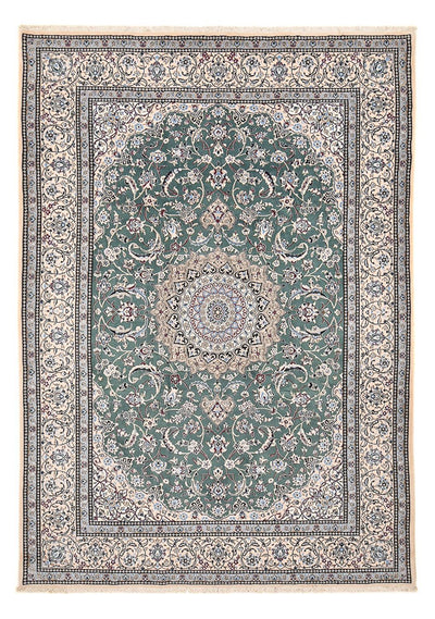 Nain - 9La Teppe 242x353cm - Persisk teppe - lysegrønn