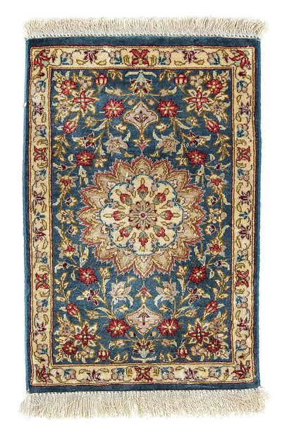Qom silke Teppe 27x44cm - Persisk teppe