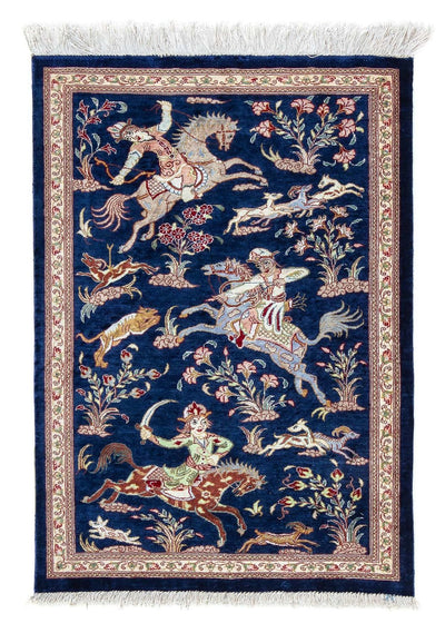 Qom Teppe 55x87cm - Persisk teppe