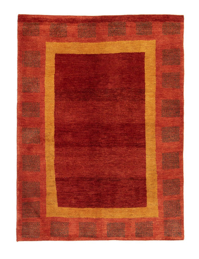 Persisk Gabbeh Teppe 147x198cm - Perserteppich Wollteppich