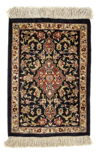 Qom silke Teppe 28x41cm - Persisk teppe