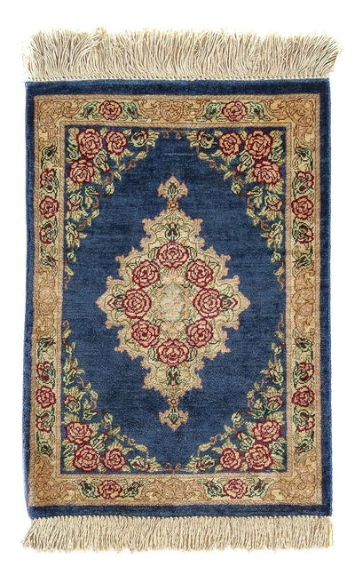 Qom silke Teppe 28x40cm - Persisk teppe