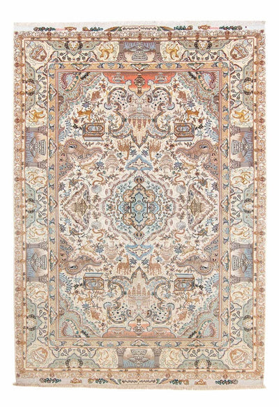 Tabriz - 60 Raj Teppe 209x306cm - Persisk teppe