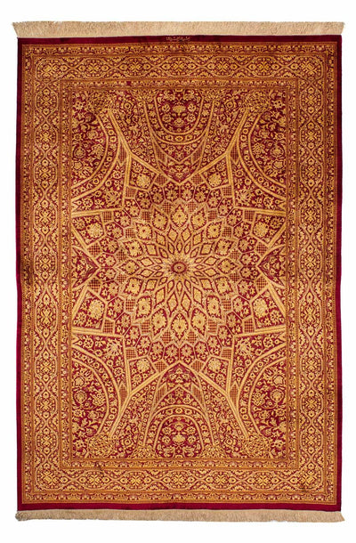 Qom silke Teppe 132x216cm - Persisk teppe