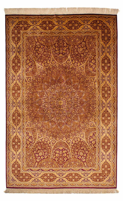 Qom silke Teppe 132x216cm - Persisk teppe