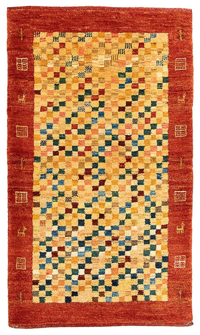 Persisk Gabbeh Teppe 78x139cm - Perserteppich Wollteppich