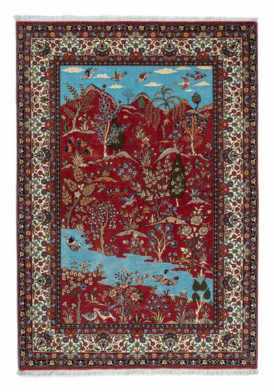 Qom Teppe 138x203cm - Persisk teppe