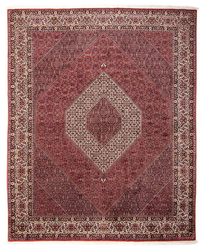 Bidjar Teppe 248x293cm - Persisk teppe - lys rød