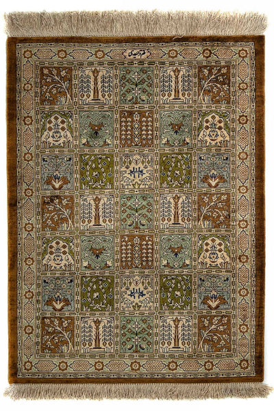 Qom Teppe 58x77cm - Persisk teppe