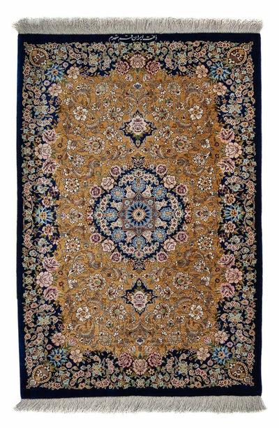 Qom Teppe 62x91cm - Persisk teppe