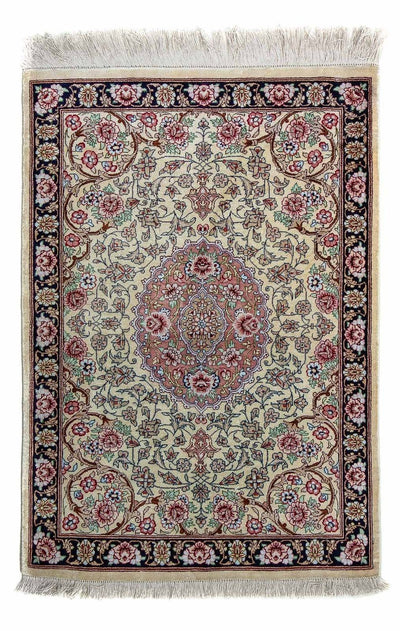 Qom Teppe 55x77cm - Persisk teppe