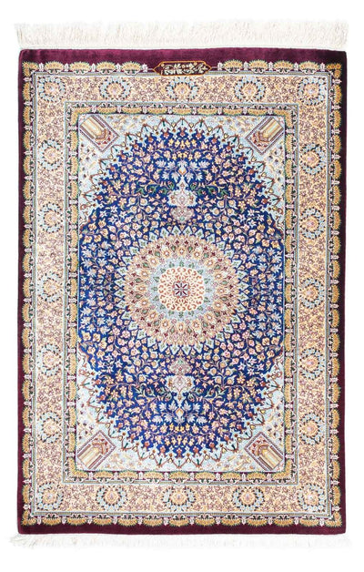 Qom Teppe 79x117cm - Persisk teppe