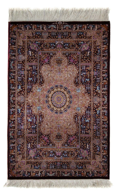 Qom Teppe 62x90cm - Persisk teppe