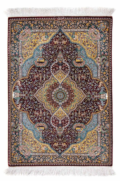 Qom Teppe 60x87cm - Persisk teppe