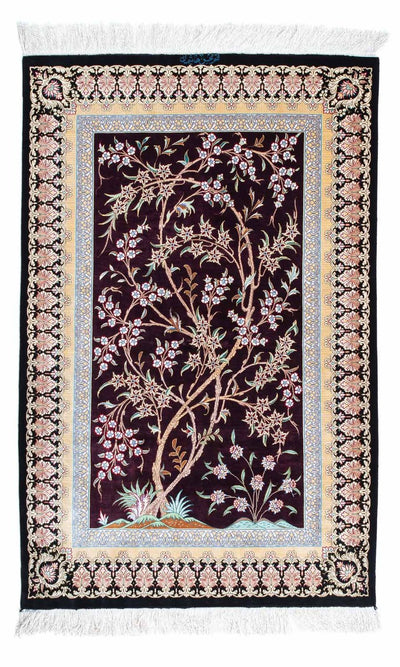 Qom Teppe 79x123cm - Persisk teppe