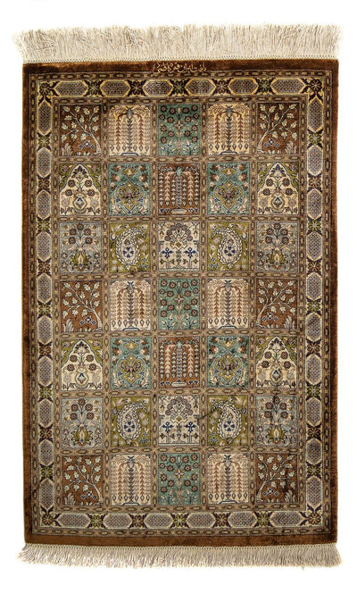 Qom Teppe 59x93cm - Persisk teppe