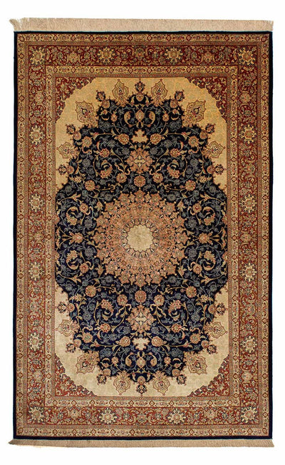 Qom silke Teppe 132x216cm - Orientalsk teppe