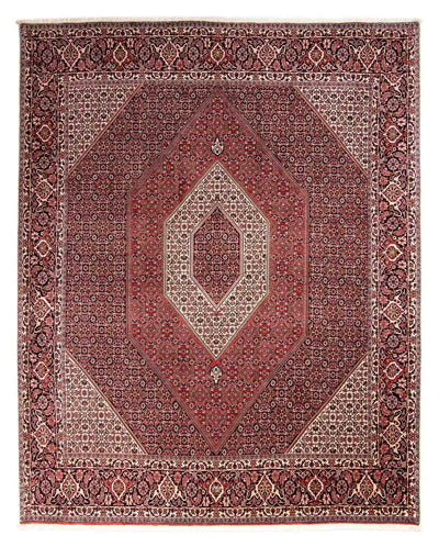 Bidjar Teppe 252x300cm - Persisk teppe - lys rød
