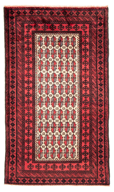 Balutsj-teppe 116x207cm - Persisk teppe - rød