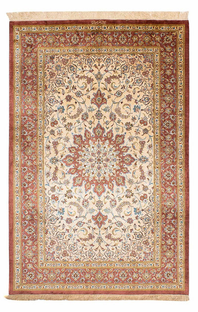 Qom silke Teppe 128x200cm - Orientalsk teppe