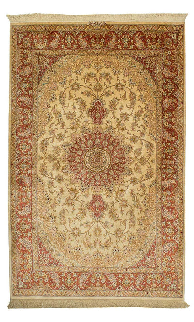 Qom silke Teppe 130x210cm - Orientalsk teppe