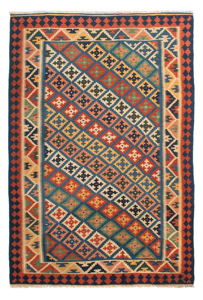 Kilim Fars Teppe 191x273cm - flerfarget