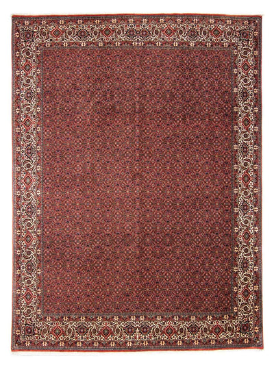 Bidjar Teppe 254x308cm - Persisk teppe - mørk rød