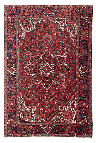 Heriz Teppe 244x349cm - Persisk teppe - mørk rød