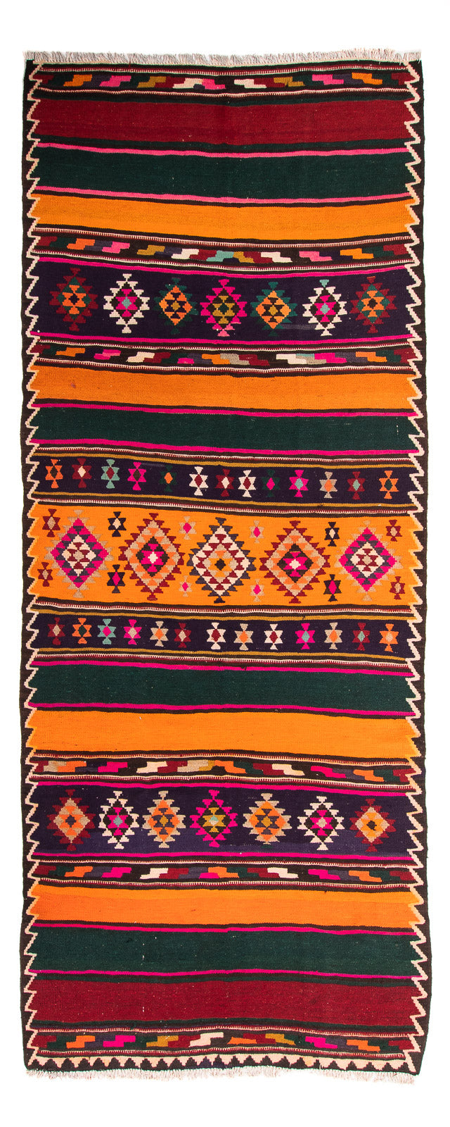 Antikk kilim Teppe 150x355cm