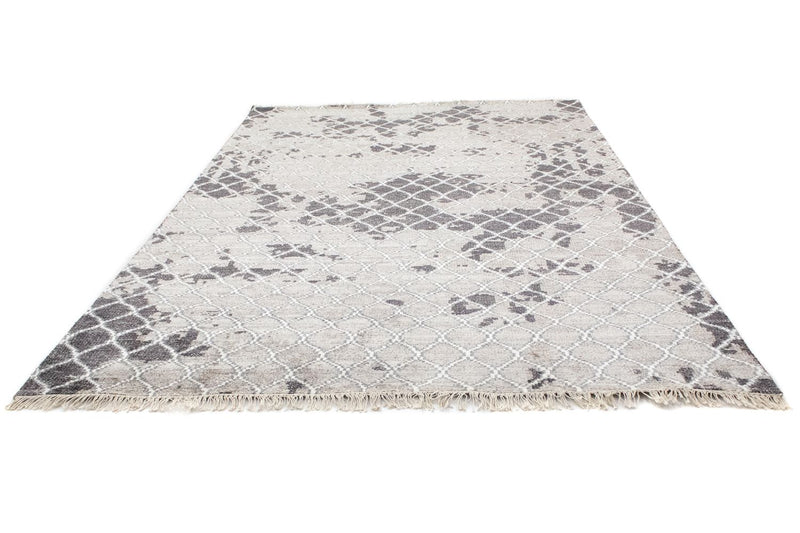 Designer teppe - 271 x 181 cm - sølv