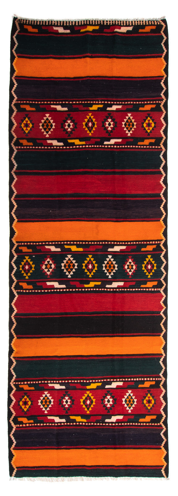 Antikk kilim Teppe 140x340cm