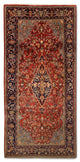 Løper Persisk teppe - klassisk - 237 x 108 cm - rød