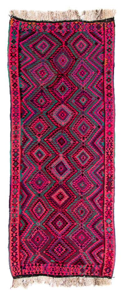 Antikk kilim Teppe 135x315cm