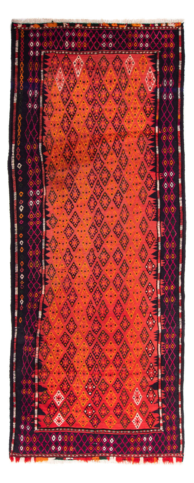 Antikk kilim Teppe 135x330cm