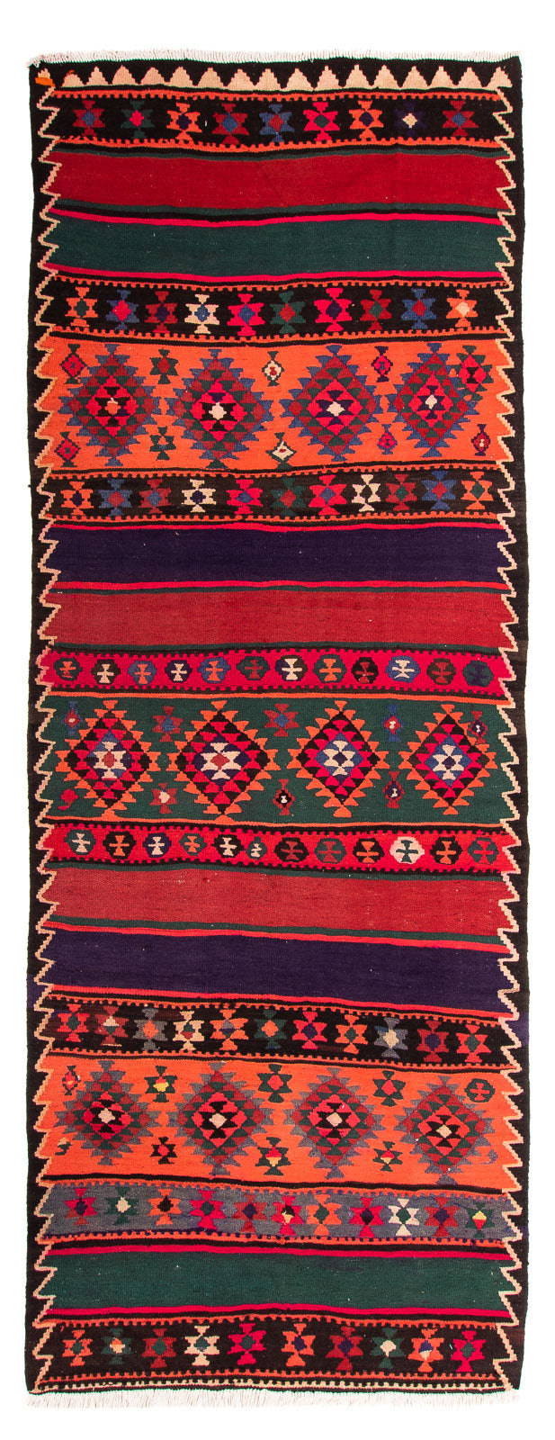Antikk kilim Teppe 380x135cm