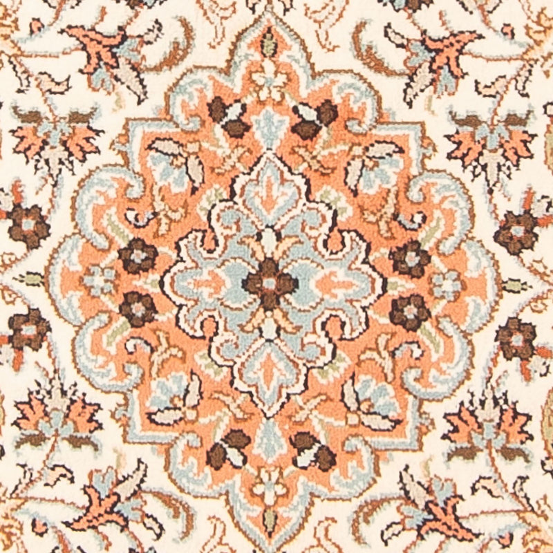Silketeppe - Kashmir silke - 125 x 78 cm - krem