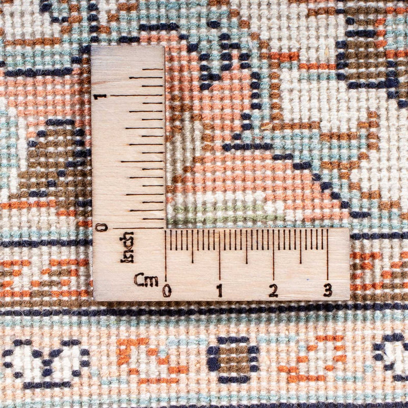 Silketeppe - Kashmir silke - 125 x 78 cm - krem