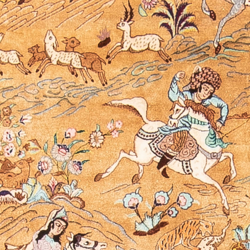 Qom silke Teppe 156x100cm - Persisk teppe
