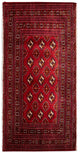 Turkaman teppe - 140 x 70 cm - rød