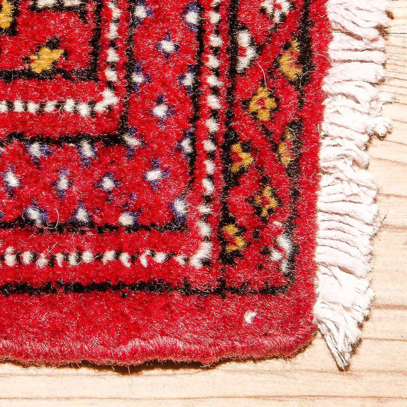 Turkaman teppe - 140 x 70 cm - rød