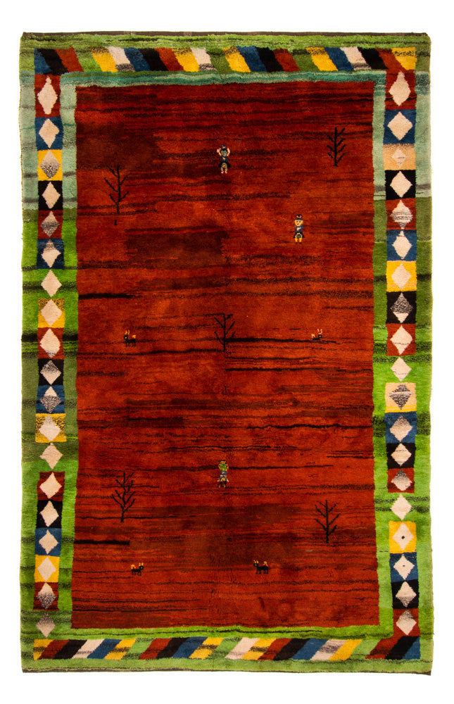 Indo Gabbeh Teppe 322x215cm - Ullteppe
