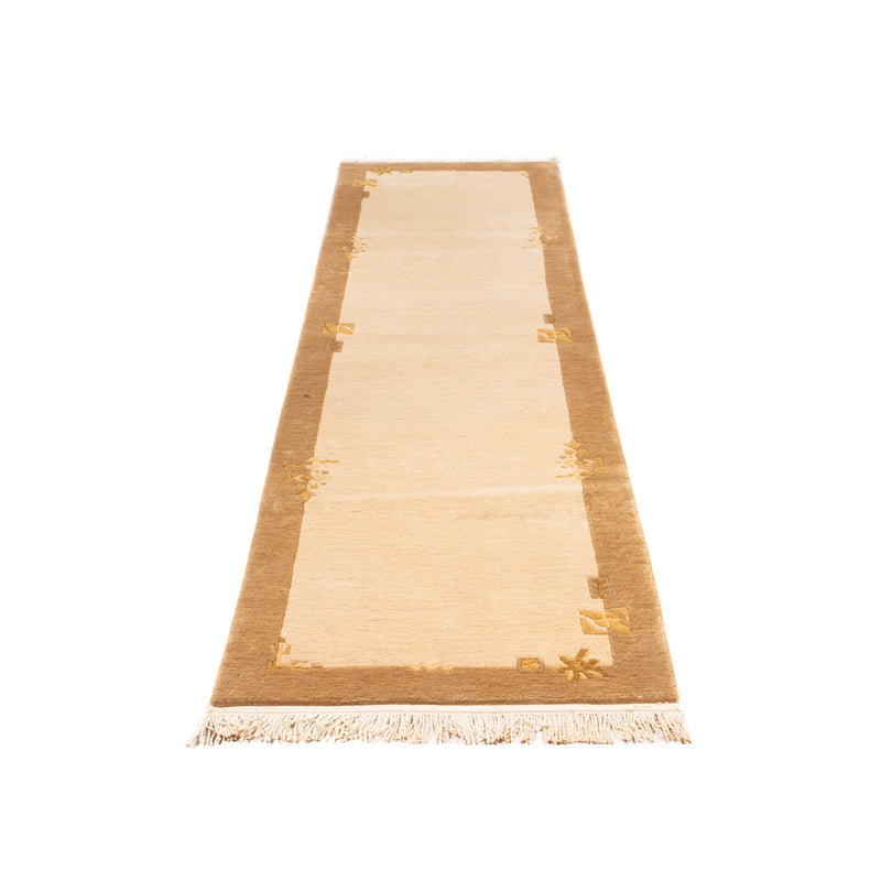 Løper Nepal teppe - 263 x 70 cm - beige