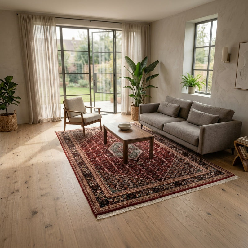 Indo Bidjar Teppe 298x198cm - Orientalsk teppe
