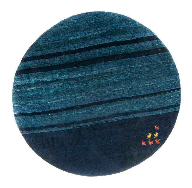 Indo Gabbeh Teppe 200x200cm - Ullteppe