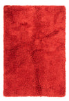 Shaggy Teppe 140x200cm - Shaggy Teppich - Rektangulær / Rød / 140 x 200 cm Rektangulær