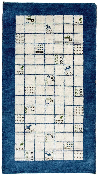 Indo Gabbeh Teppe 92x162cm - Ullteppe
