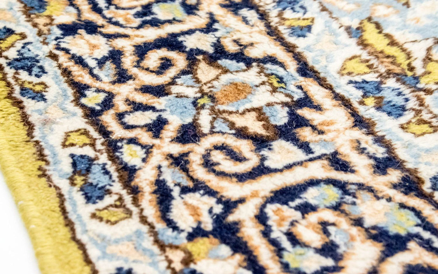 Persisk teppe - Nain - Royal - 259 x 151 cm - lysegrønn