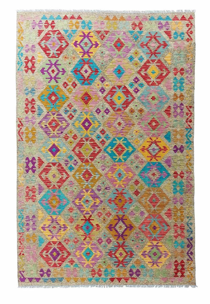 Kilim Maimana Teppe 294x199cm - Ullteppe