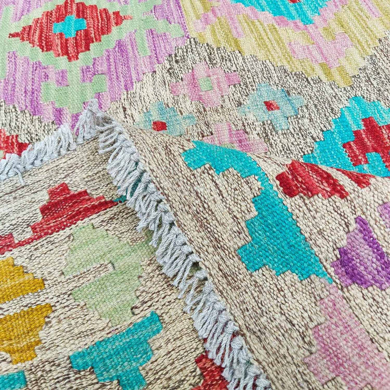 Kilim Maimana Teppe 294x199cm - Ullteppe